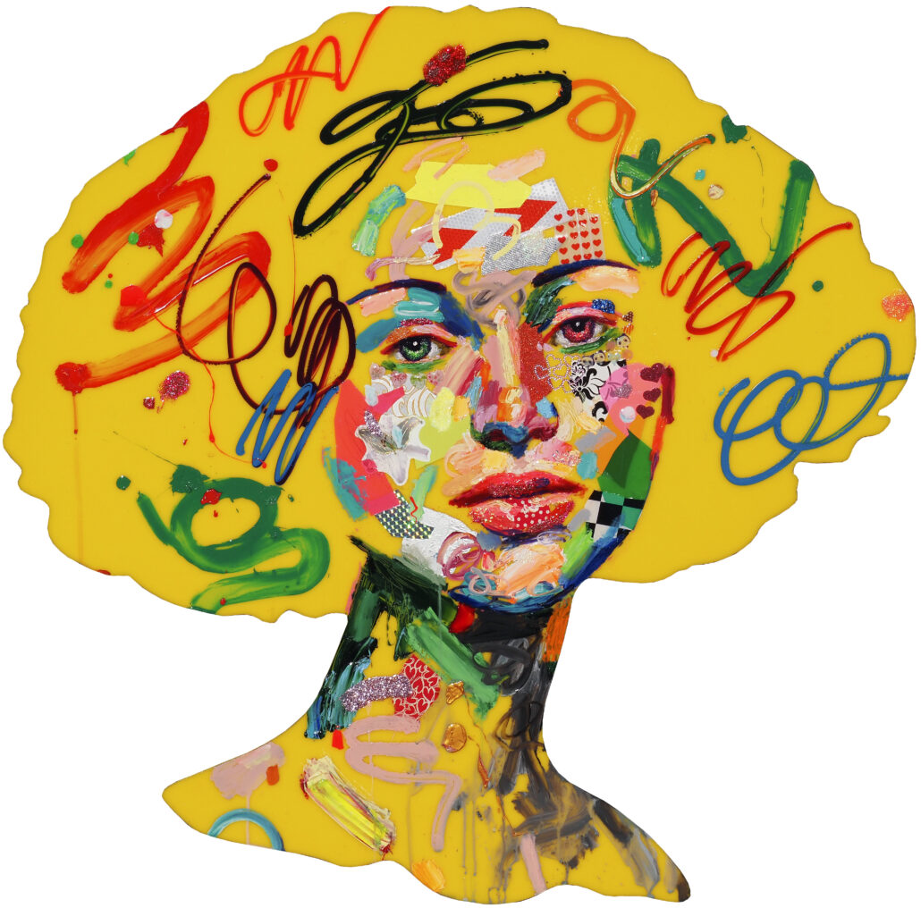 Pittoscultura gialla grande