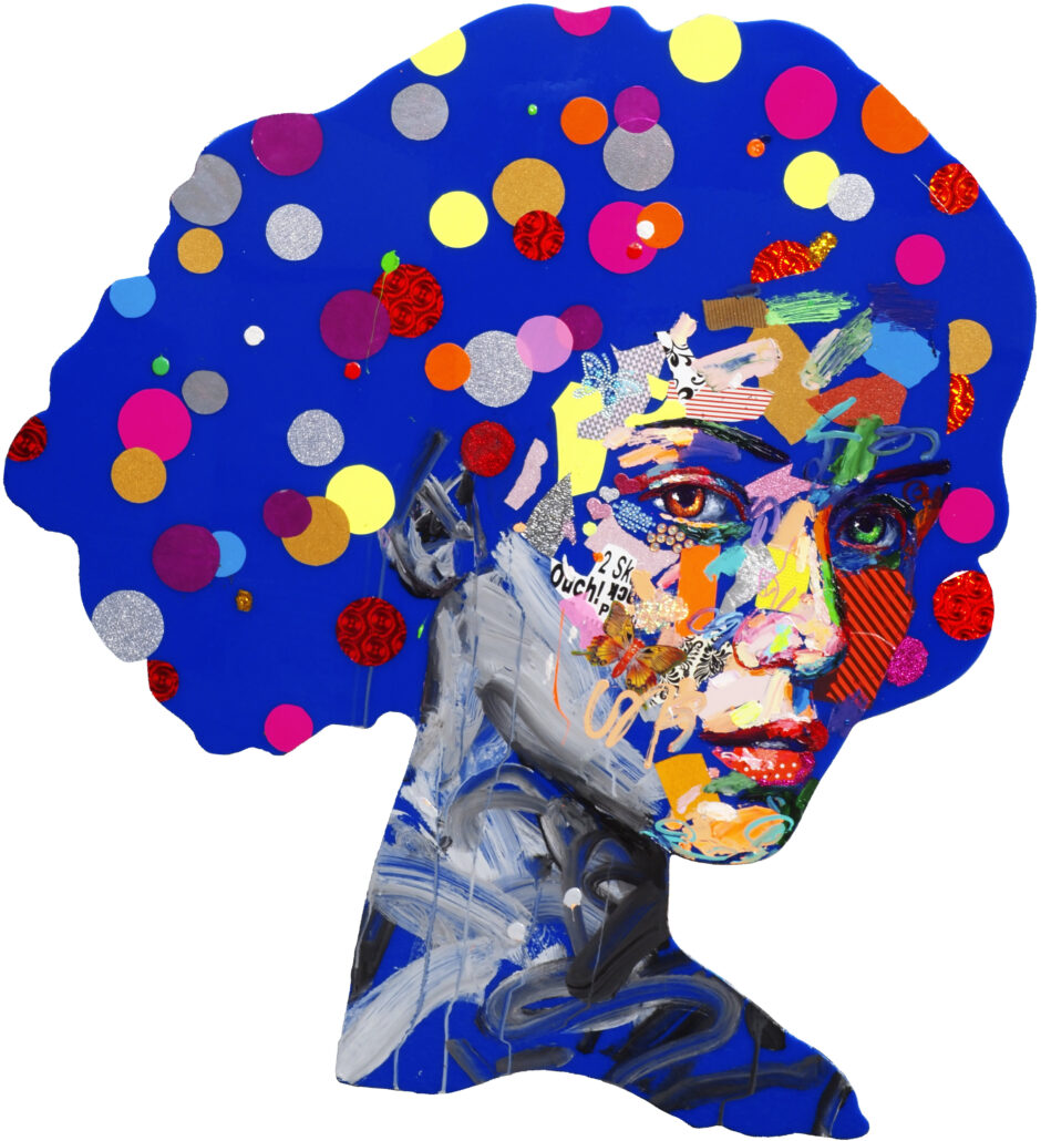 Pittoscultura grande blu